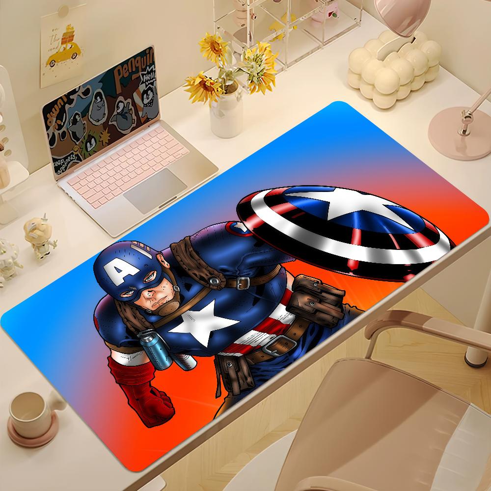 movie cool art CCaptain AAmerica ML Mouse Pad Nonslip Lockedge Thickened Desktop MousePad Large Comfort Gaming Office Student