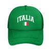 Italy Italian Flag Italia Casquette  Unisex Outdoor Hats  Adjustable Snapback Cap Casual Baseball Caps