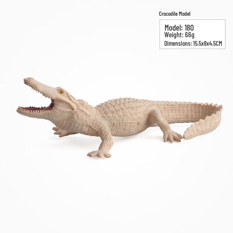 PVC Crocodile Model Toy - Wild Animal Ornament Collection, Shantou