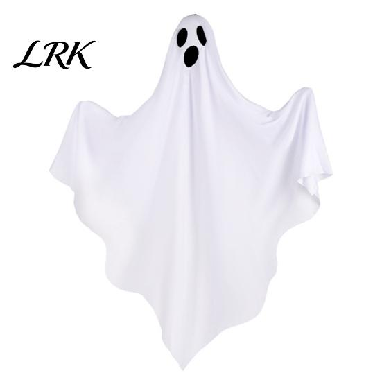 Suspended Ghost Decor Indoor Halloween Hanging Outdoor Decoration, Cute Flying White for Courtyard Front Yard, Porch, Patio, Lawn, Garden, Tree, Party