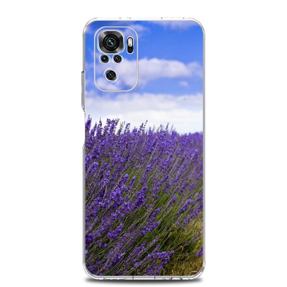 Simple lavender Purple flowers Case For Xiaomi Redmi Note 15 14 13 12 4G 10 11 Pro Plus 5G 14C 13C 12C 10C 9A Cover