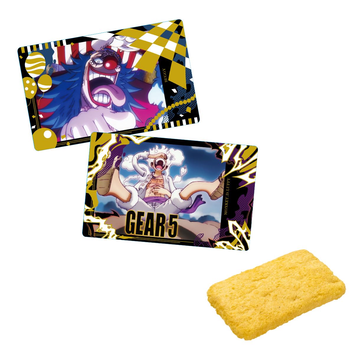 

BANDAI Itajaga One Piece with Puramide 20 pieces BOX Snack candy LOG.3 (candy toy)