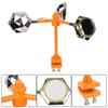 Solar Reflective 360° Bird Repeller Wind Power Voice Bird Repellent Scarer for Outdoor Garden Farm