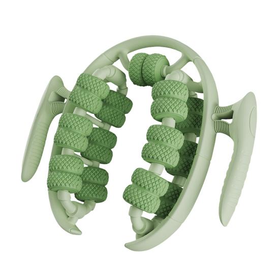 Leg Massage Roller Anti-Cellulite Lymphatic Drainage Deep Tissue Therapy Thighs Arm Back Shoulder Muscle Relaxation Massage Tool with 26 Rollers