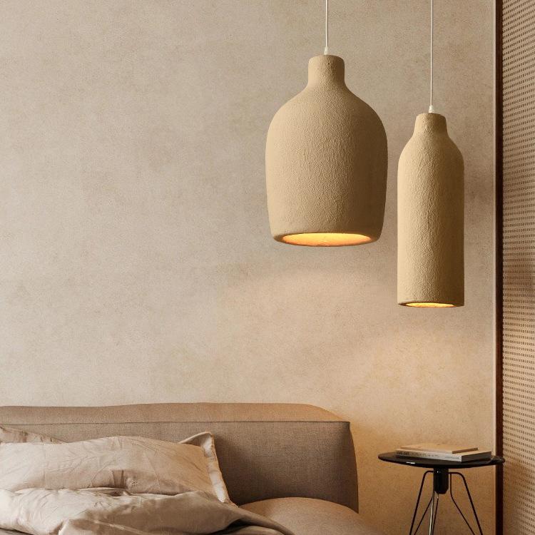 Wabi-Sabi Zen Pendant Light: Retro & Artistic Design for Restaurants, Living Rooms, and Bedrooms