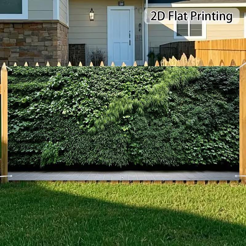 2D Suburban Home Vertical Plant Wall Nature Photography Background 47.2x31.5inch/120*80cm