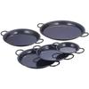 Satoshoji Black Iron Paella Pan, 22cm