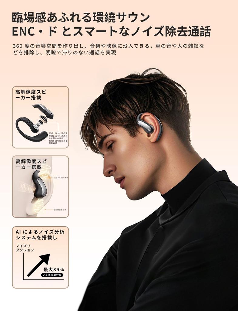 Bluetooth Wireless in Sound Quality and a New Dimension in Thinnest Charging Case with LED Battery Level 6g Japanese Instant Automatic Stable AI Call