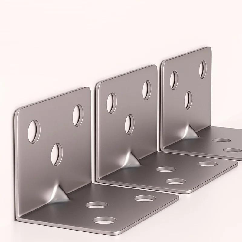 20buc Colțar L din Oțel Inoxidabil 90 Grade Placă de Mobilier Stratificată Accesorii Colțar Drept Dulapuri Mici