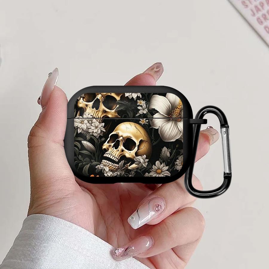 Skeleton Flower Earphone Cases Cover Case For Airpods Pro3 3 1 Pro2 2 4 Pro
