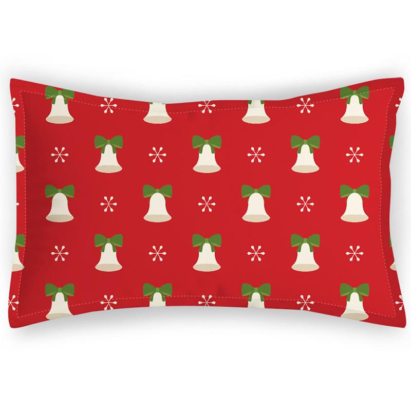 Holiday Printed Pillowcase Christmas Series Digital Printed Holiday Atmosphere Children's Pillowcase Polyester Pillowcase