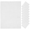 10Sheets Circle Dot Stickers Blank Self-Adhesive Labels for Classification Organization Home School Office Use Color Coding