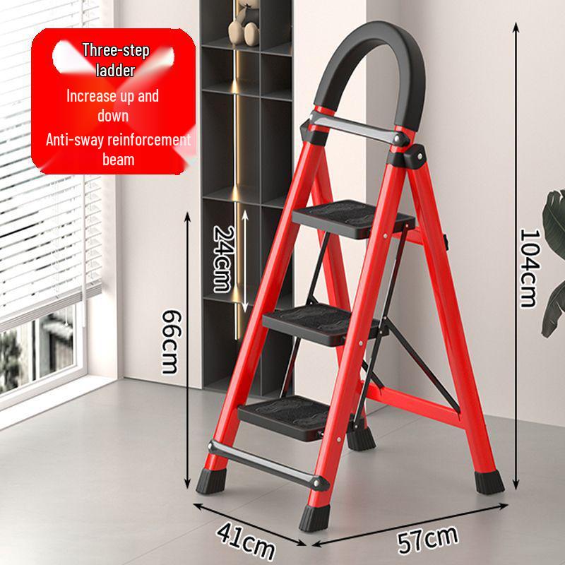 Portable Multi-Functional A-Frame Folding Ladder for Home and Engineering Use