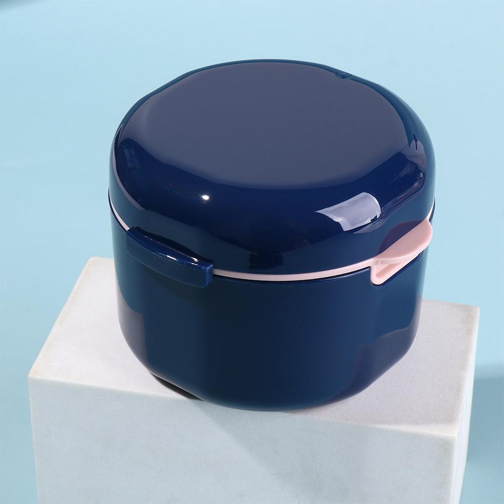 Retainer Mouthguard Container Denture Box False Teeth Bath Case Dental Storage Case Cleaning Box