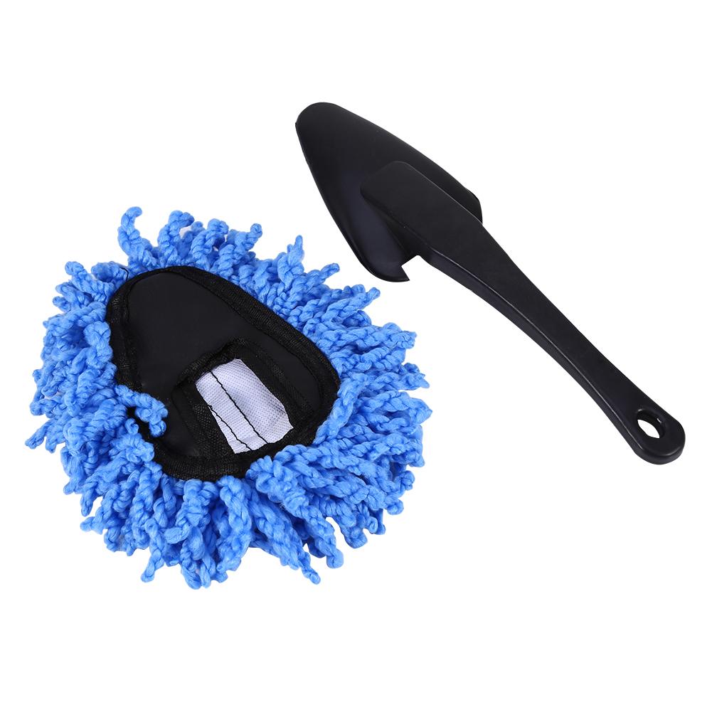 Microfiber Auto Window Wash Cleaner Long Handle Dust Car Cleaning Brush Care Towel Handy Washab