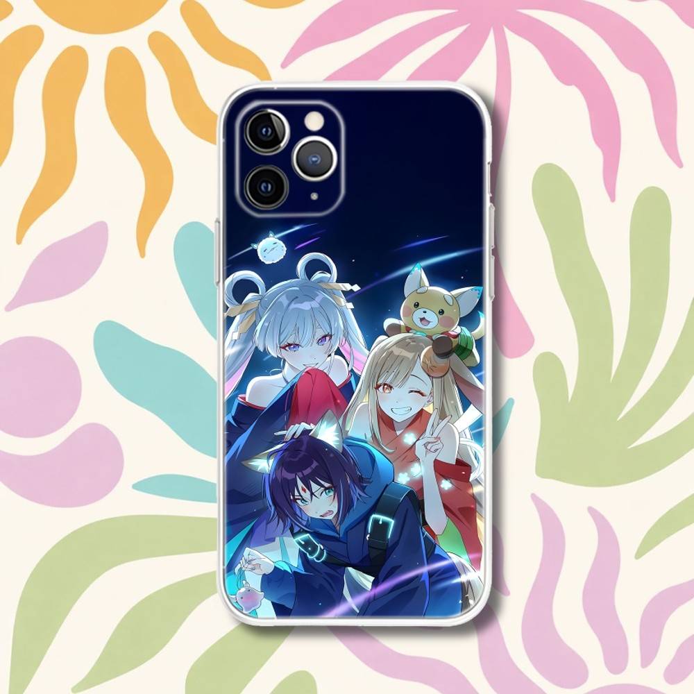 C-Cosmic Princess K-Kaguya Transparent Phone Case For iPhone 17,13,15,12,11,14,16 Pro Max Mini 7,8 Plus SE4,17E Air Fundas