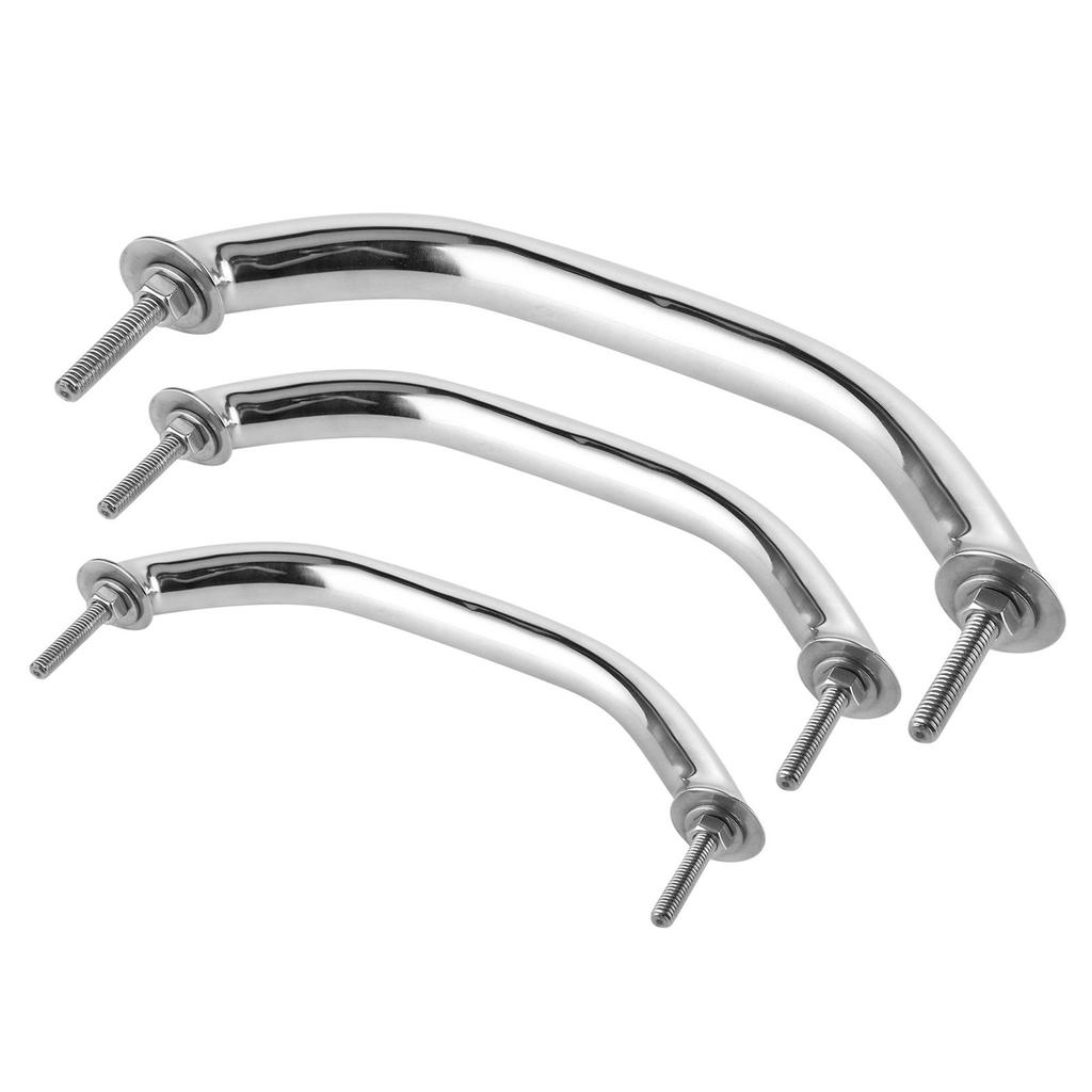 220/230/300mm Marine Boat Handle Door Grab Bar Handrail Oval Stainless Steel Rail Grip for Hatch Deck Boat Accessories