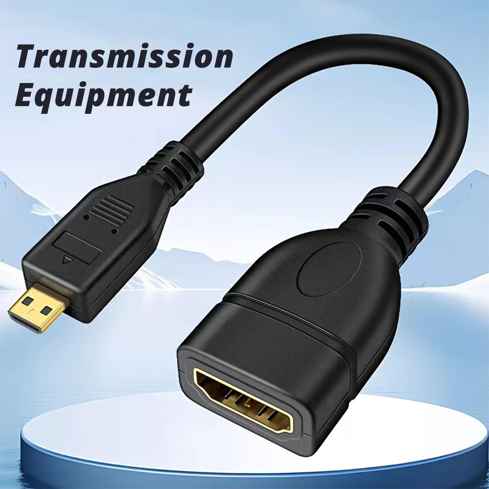 

Micro HDMI to HDMI Adapter 4K Resolution for Smartphones Tablets and Cameras Portable