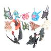12 PZ/Set Treno Drago Mondo Nascosto Toothless Furia Mini Carino Personaggio Anime PVC Azione Collezionabile Figura Modello