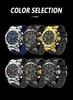 FOXBOX Multifunctional Sports Watch: Waterproof, Luminous, Dual Display.