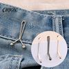 Waist Tightener Set 10Pcs for Pants, Reusable Cincher Clip Pants Loose Jeans, No Sewing Adjustable Waistband Skirts Collar Anti-exposure