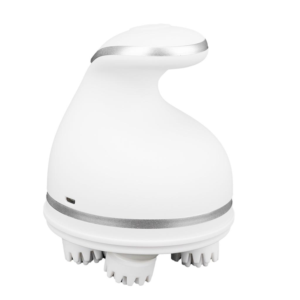 Pet Intelligent USB Charging 3D Head Massaging Cats Automatic Massager (white)