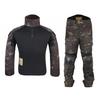 Emeoseun 2Nd Generation Combat Top & Bottom Set (Multi-Camo Black)