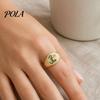 Exquisite Ring Finger Ring, Butterfly Heart Rabbit Pattern Band, Electroplated Technology for Lover Daily Wear Accessories Fine Workmanship
