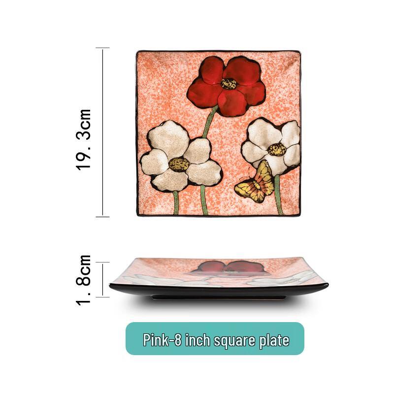 

Zhi Shi Underglaze Hand-painted Ceramic Plate