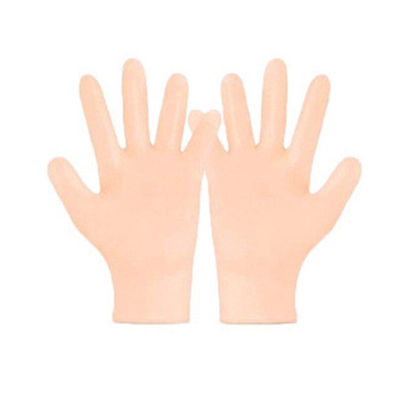 

2 шт. силиконовые носки для ухода за ногами, анти-трещины, увлажняющие гелевые носки, защита от потрескавшейся омертвевшей кожи Beige