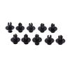 50Pcs Universal Car Bumper Fender 8Mm Hole Plastic Rivets Fastener Screw