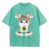 Baumwolle Gewaschen Dandadan Okarun T-Shirt Herren Japanischer Anime T-Shirt Cartoon Hohe Qualität T-Shirt Ästhetisch Mode T-Shirt Männlich