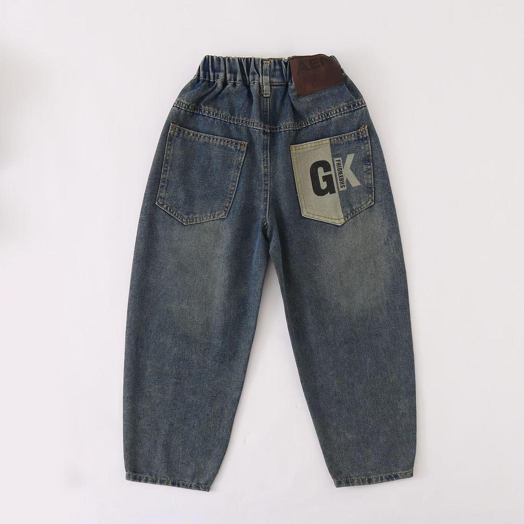 Boys' Loose Fit Jeans - Autumn/Winter 2025 Collection, Casual Medium & Large Sizes