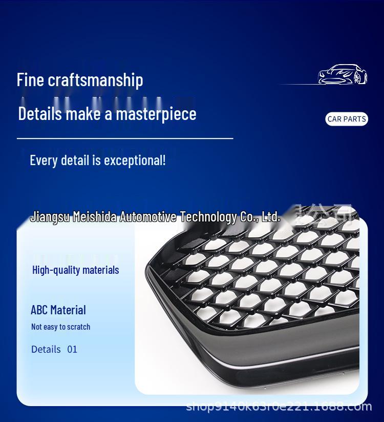 Subaru WRX Front Bumper Grille, Magic Grey (2015-2017 Models)