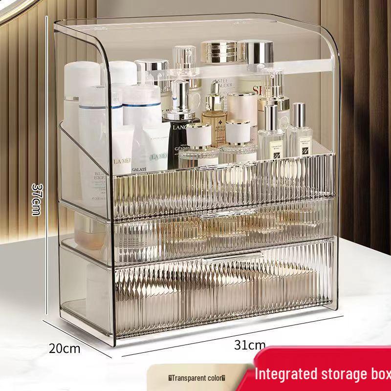 Dustproof Acrylic Makeup Organizer with Drawers