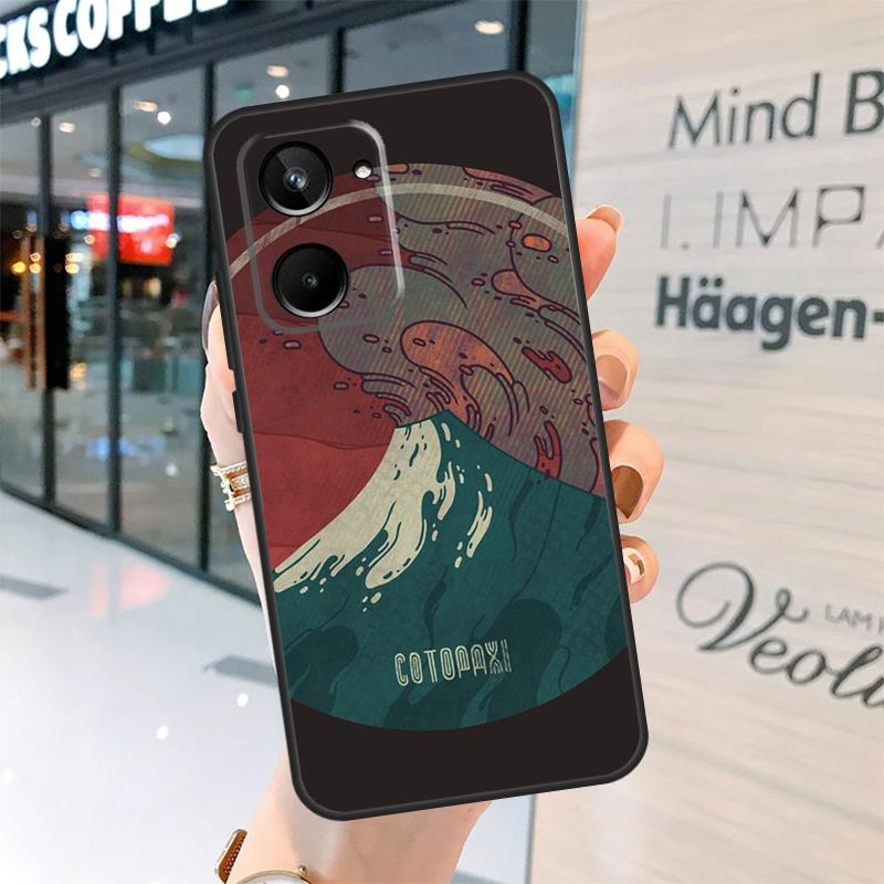 Japanese art Mount Fuji Case For Realme 15 Pro 12 11 13 14 Pro Plus GT6 GT7 C55 C51 C53 C25 C63 C61 C65 C67 C71 C75