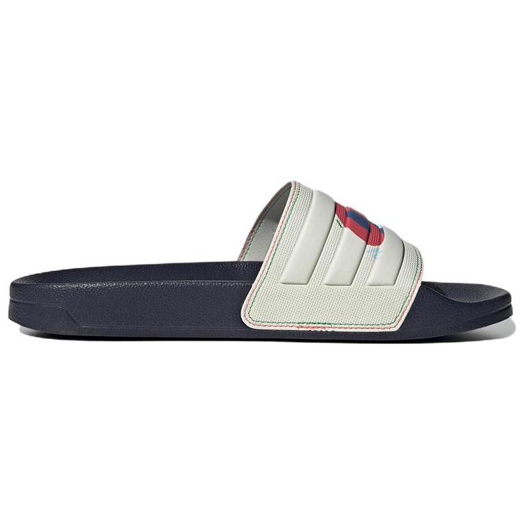 Adidas Neo Leather Patchwork Slide Slippers Unisex White (Unisex) Slide Slippers HQ3654