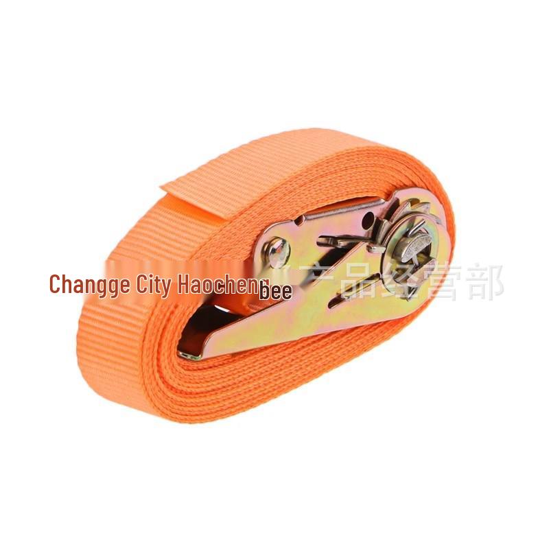 Orange Cargo Tightening Rope Ratchet Strap