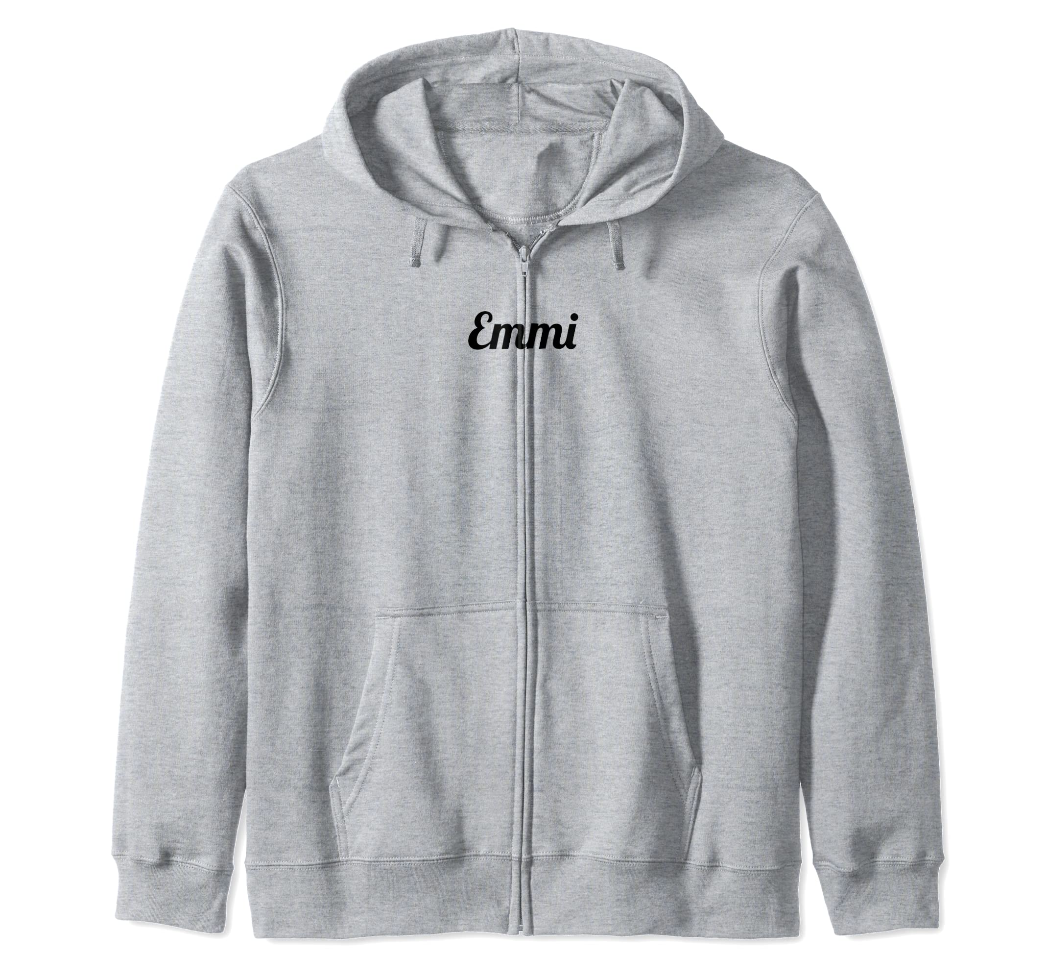 

Top That Says the Name EMMI Cute Graphic Zip Hoodie Adult/Kids - синий