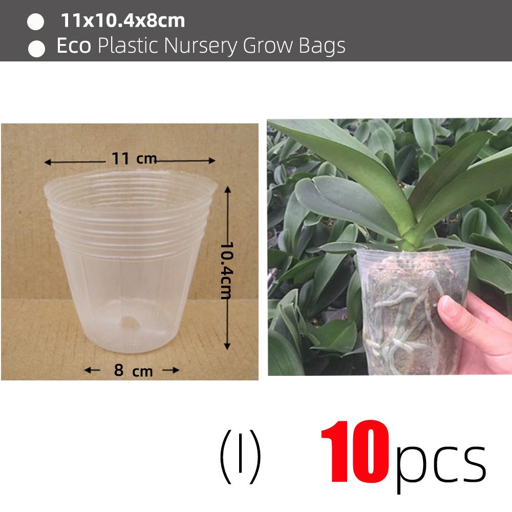 Transparent Nursery Pots Plastic Orchid Propagation Containers Flowers Vegetables Cultivation Seedling Supplies Garden Tools