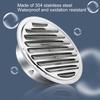 Air Ventilation Cover 304 Stainless Steel Round Exhaust Duct Grill Cap For Kitchen And Bathroom 100mm / 3.9in
