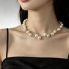 Versatile High-End Irregular Imitation Pearl Clavicle Necklace