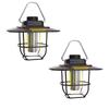 LED Decorative Hanging Lights Waterproof Retro Camping Tent Light Battery Indicator with Hook Dimmable for Outdoor Equipment