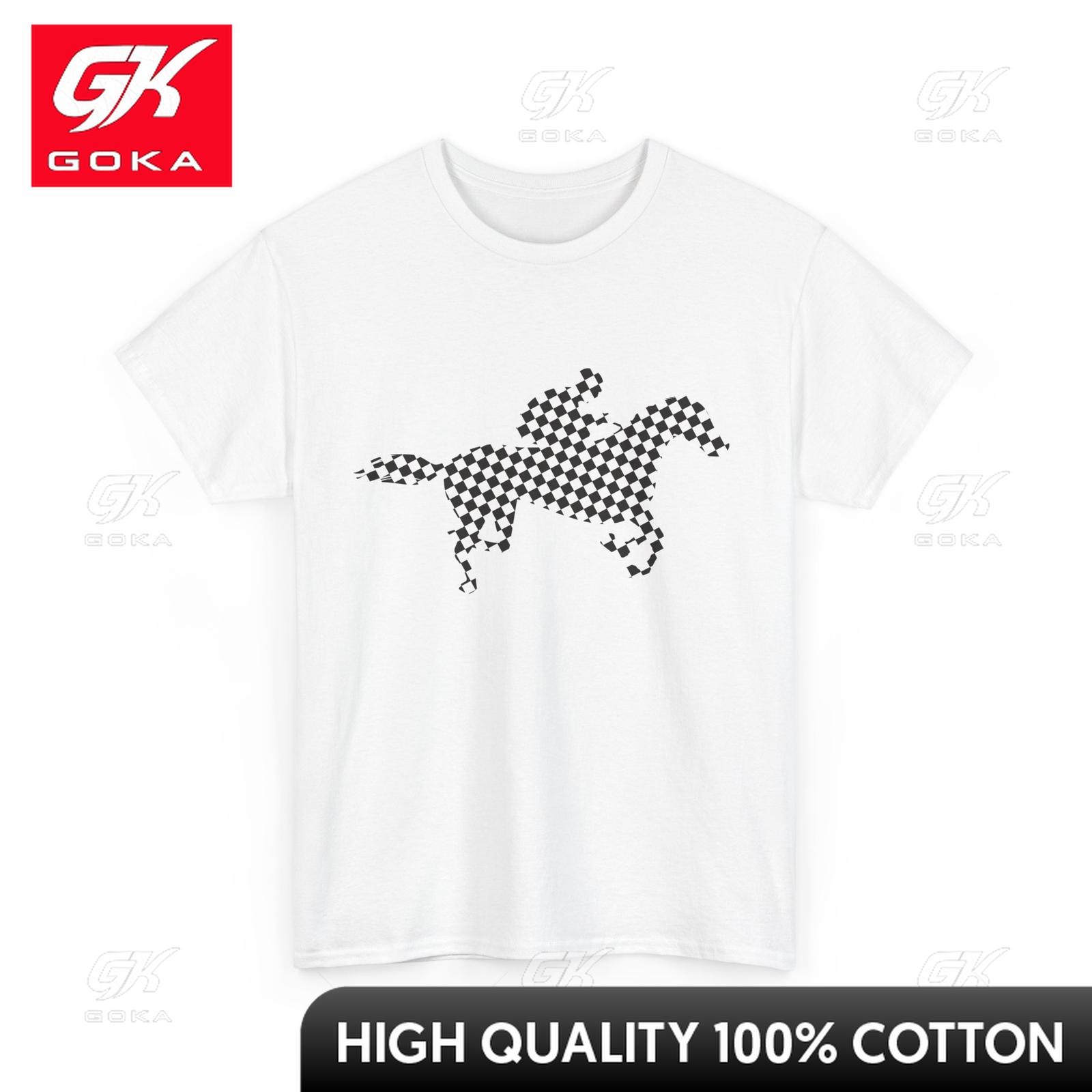 Horse Racing Shirt Derby Day Horses Riding Lovers Funny Round Neck All Cotton Printed Casual Tee Outdoor Casual S