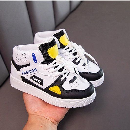 Children Soft Bottom Casual Running Sneakers Boys Girls Breathable Antislip Sport Shoes Kids Wearresistant Sneakers Size
