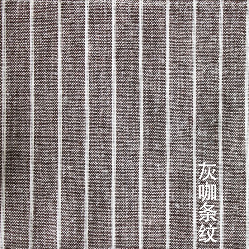 

Placemat Ins Cotton and Linen Household Insulation Mat Japanese and Nordic Style Stripes Kids Outdoor Foldable Western Restaurant Fabric Grey Brown 20*30cm double layer