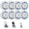 Bearing Wheel Reliable 4/8 Pack Replacement Wheel and Engine Bearing for Polaris Pool Cleaners 9 100 1108 Model