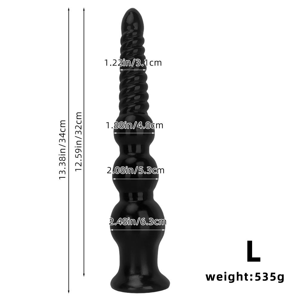 Soft PVC Anal Plug Butt Plug Trainer for Men and Women Adult Sex Toy 18+