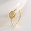 Vintage Vacation Shell Tail Ring Women Small Design Sense Finger Ring