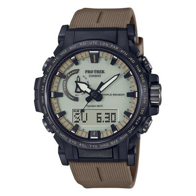 [Casio] Ur Climber Line Radio Solar Biomasseplast PRW-61LD-5JF Herre Mørk Coyote Farve